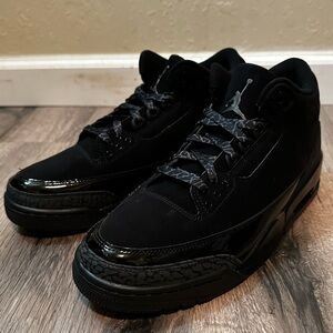 New With Box Jordan 3 “Black Cat” 2025 Men’s Size 9.5 Women’s Size 11